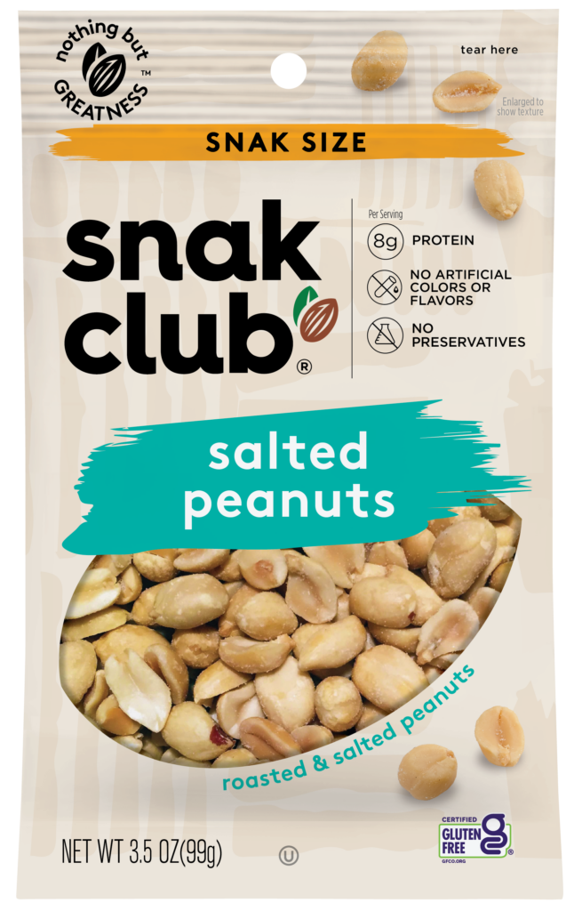 snak club salted peanuts